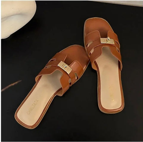 Summer Solid Color Casual Beach Slippers CODE: KAR2945