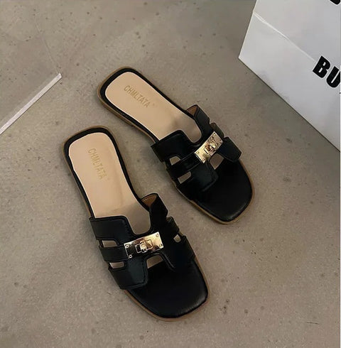 Summer Solid Color Casual Beach Slippers CODE: KAR2945