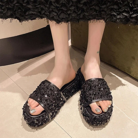 New Fashion Open Toe Bling Platform Sandals CODE: KAR2946