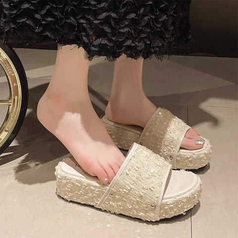 New Fashion Open Toe Bling Platform Sandals CODE: KAR2946