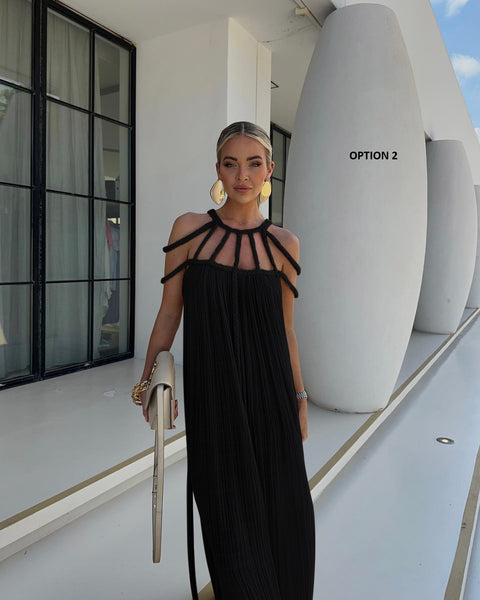 New Rope Off-Shoulder Sexy Halter neck Loose Dress CODE: KAR2950