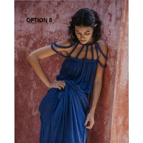 New Rope Off-Shoulder Sexy Halter neck Loose Dress CODE: KAR2950