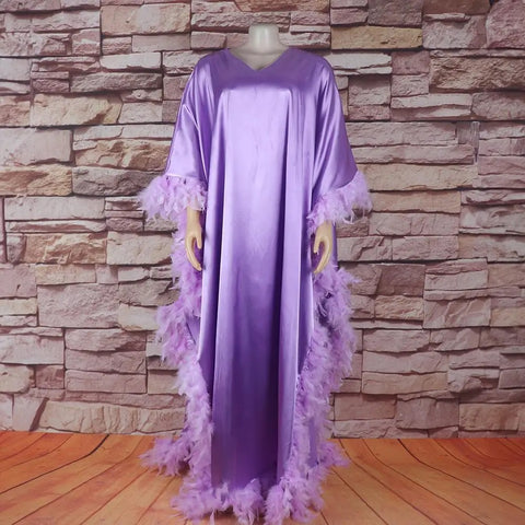 New Feather Elegant and Pretty Long Dresses CODE: KAR2953