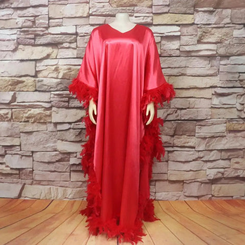New Feather Elegant and Pretty Long Dresses CODE: KAR2953
