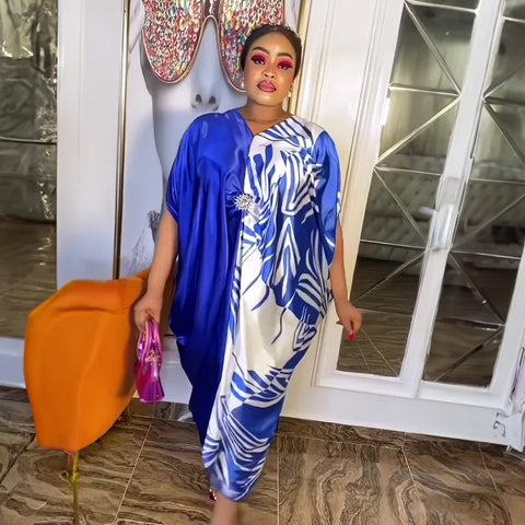Summer Plus Size Print Maxi Dress CODE: KAR2954