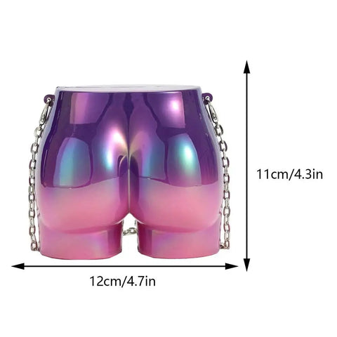 Buttocks Shape Mini Crossbody Novelty Chain Shoulder Bags CODE: KAR2967