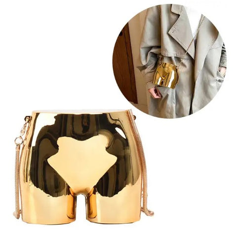 Buttocks Shape Mini Crossbody Novelty Chain Shoulder Bags CODE: KAR2967