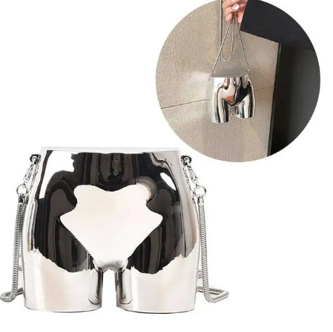 Buttocks Shape Mini Crossbody Novelty Chain Shoulder Bags CODE: KAR2967
