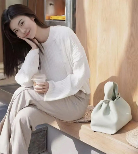 New Designer Simple Solid Handbags CODE: KAR2968