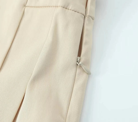 New Pleated Mini Skirts Pieces Belt Short Top Set CODE: KAR2976