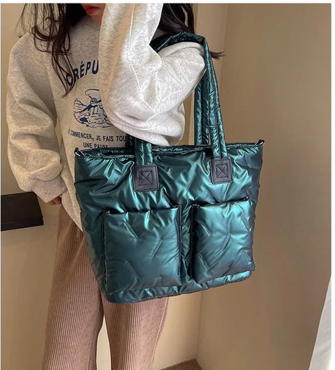 New Luxury Padded Tote Shoulder Hand Bags CODE: KAR2978