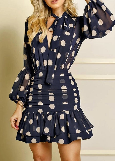 New Long Sleeve Office Mini Dress CODE: KAR2994