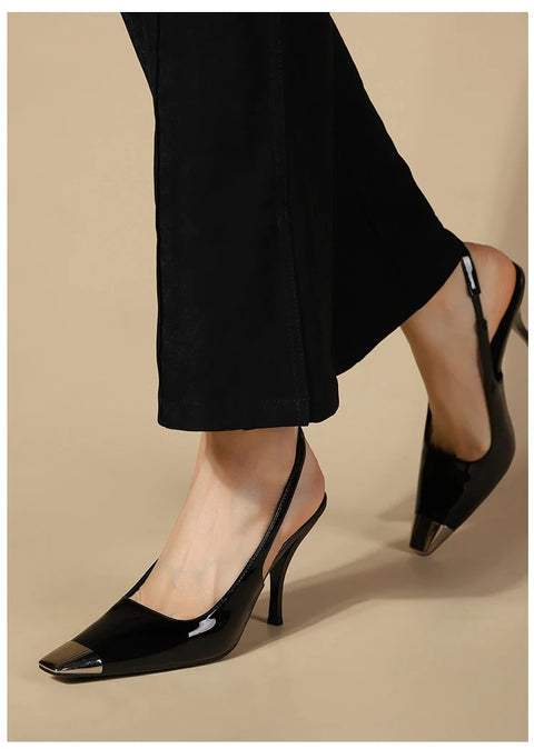 New Square Toe Thin High Heels CODE: KAR3000