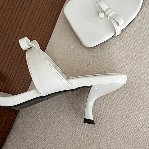 New Fashion Summer Toe Med Heel Slippers CODE: KAR3001