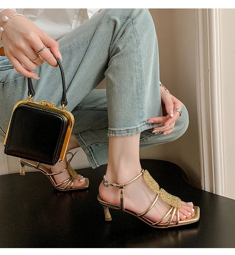 New Simple Strappy Slingback Open Toe Sandals CODE: KAR3003