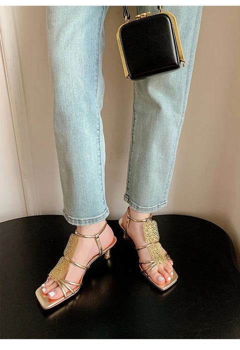 New Simple Strappy Slingback Open Toe Sandals CODE: KAR3003