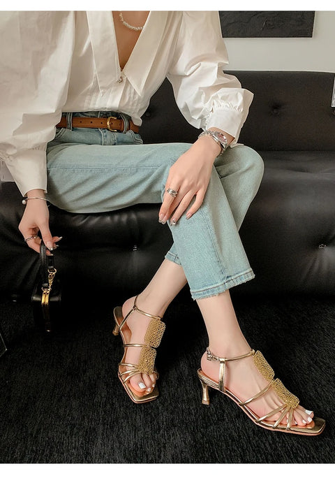 New Simple Strappy Slingback Open Toe Sandals CODE: KAR3003
