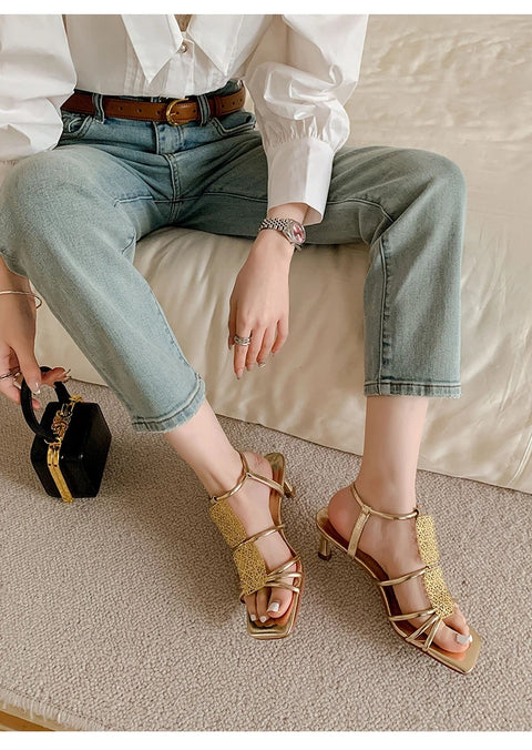 New Simple Strappy Slingback Open Toe Sandals CODE: KAR3003