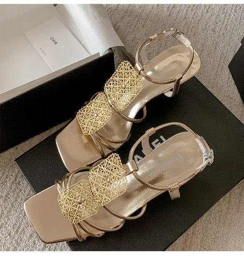 New Simple Strappy Slingback Open Toe Sandals CODE: KAR3003