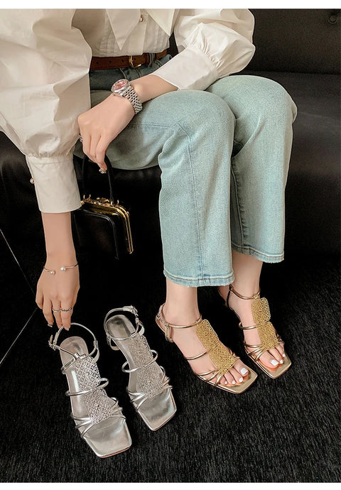 New Simple Strappy Slingback Open Toe Sandals CODE: KAR3003