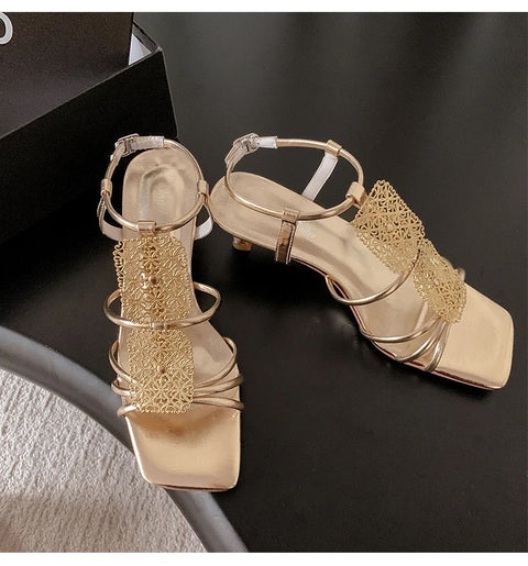 New Simple Strappy Slingback Open Toe Sandals CODE: KAR3003
