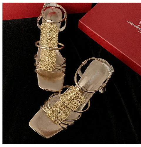New Simple Strappy Slingback Open Toe Sandals CODE: KAR3003