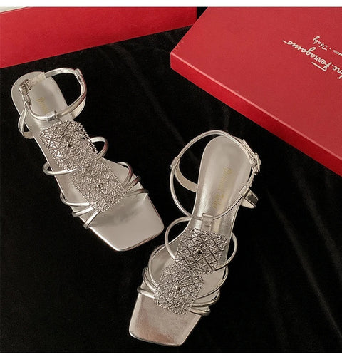 New Simple Strappy Slingback Open Toe Sandals CODE: KAR3003