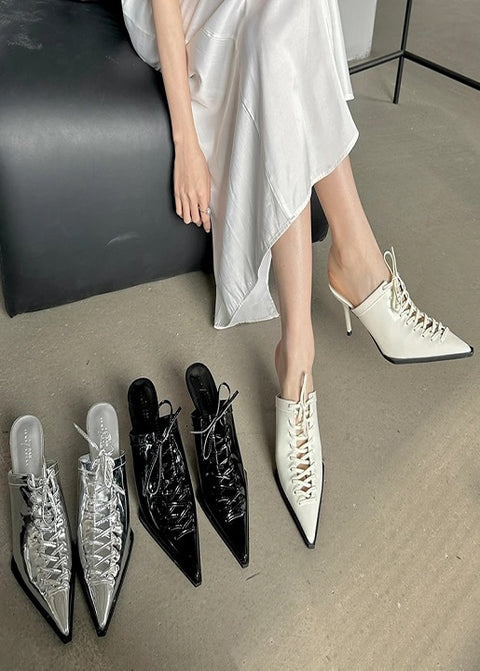 New Pumps Slides High Heels Shallow Mules Shoes CODE: KAR3008