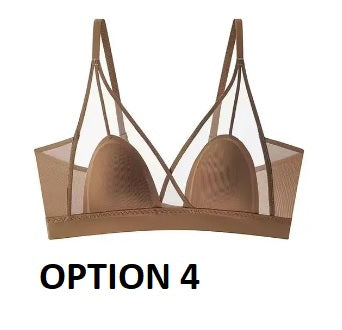 New small breast ultra-thin sexy lace ultra-thin sexy lace without steel ring bra CODE: KAR3009