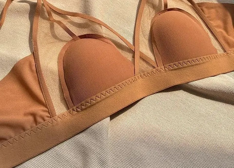 New small breast ultra-thin sexy lace ultra-thin sexy lace without steel ring bra CODE: KAR3009