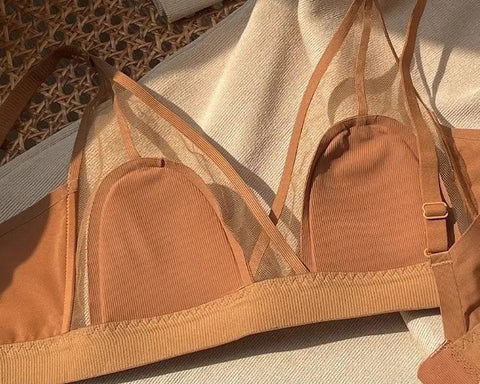 New small breast ultra-thin sexy lace ultra-thin sexy lace without steel ring bra CODE: KAR3009