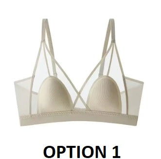 New small breast ultra-thin sexy lace ultra-thin sexy lace without steel ring bra CODE: KAR3009