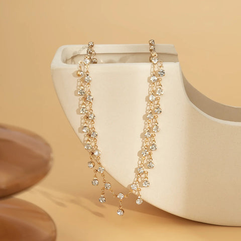 New Fashion Punk Rhinestone Tassel Belly Chain CODE: KAR3010