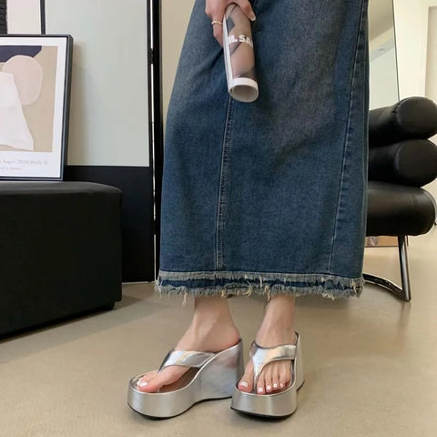 Summer New Platform Wedges Sandal  SIZE : 35 CODE: READY1447