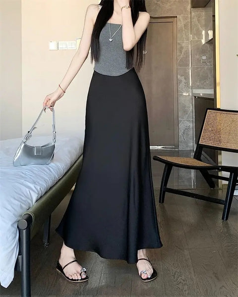 New Fashion A-line Casual High Waist Skirt CODE: KAR3038