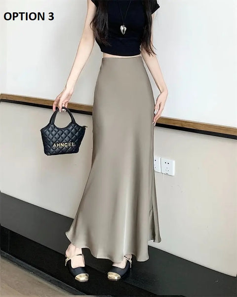 New Fashion A-line Casual High Waist Skirt CODE: KAR3038