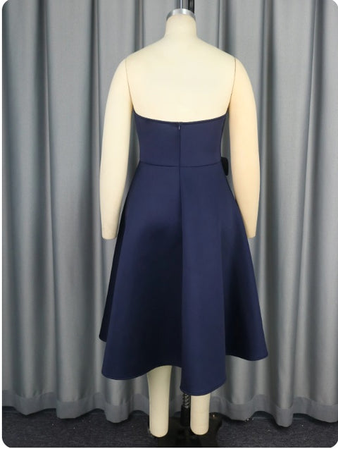 New High Waist Ruffles Flower Wedding Guest Party Dress CODE: KAR3044