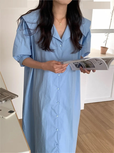 New Straight Sweet Hot Solid Long Dress CODE: KAR3048