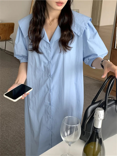 New Straight Sweet Hot Solid Long Dress CODE: KAR3048