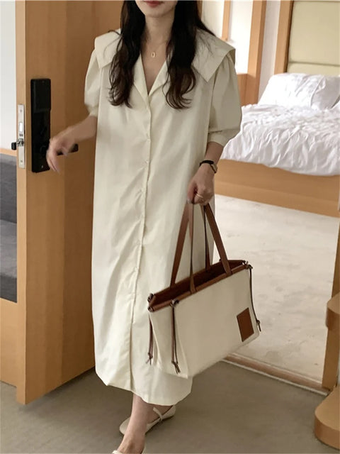 New Straight Sweet Hot Solid Long Dress CODE: KAR3048