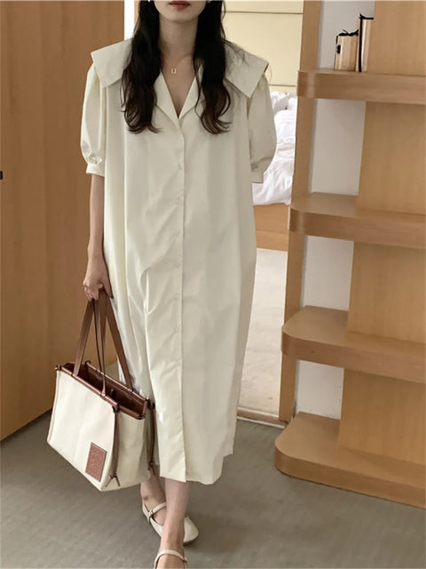 New Straight Sweet Hot Solid Long Dress CODE: KAR3048