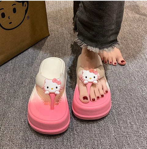 New Cute Cartoon Anti-Slip Toys Girls Sandals SIZE: 36-37,38-39 CODE: READY1494