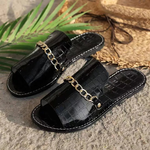 Summer and Autumn New Open-toed Flip-flops Flat CODE: KAR3069