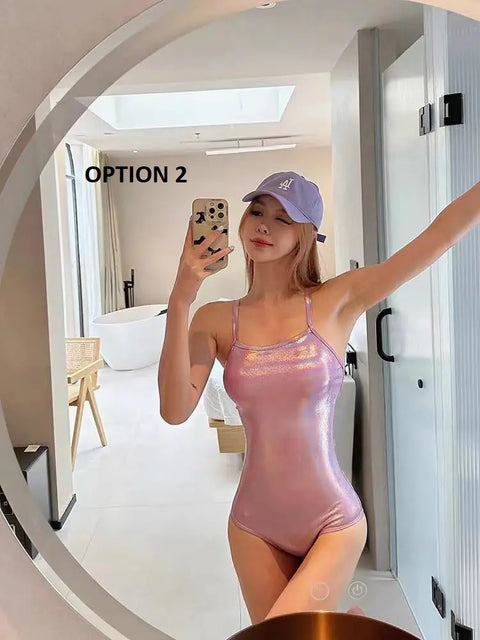 New Backless Hot Spring One Piece Swimming Suit CODE: KAR3072