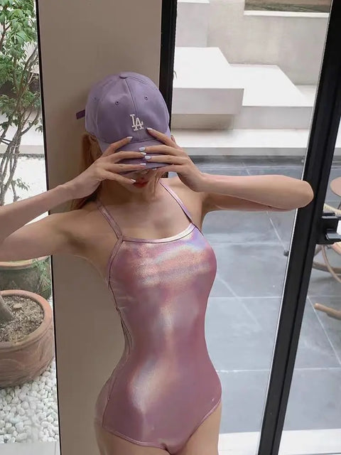 New Backless Hot Spring One Piece Swimming Suit CODE: KAR3072