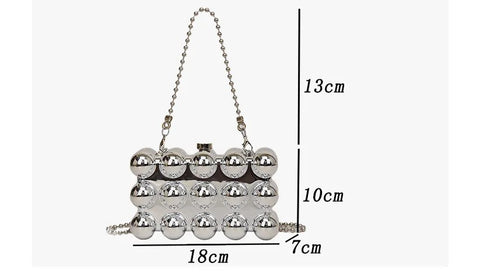 New One Shoulder Fashion Design Same Chain Box Bag CODE: KAR3074
