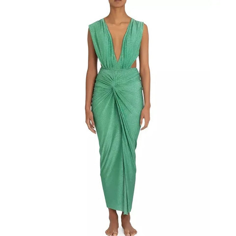 New Luxury One Piece Swimsuit With Skirt Two Piece Set Swimwear CODE: KAR3077