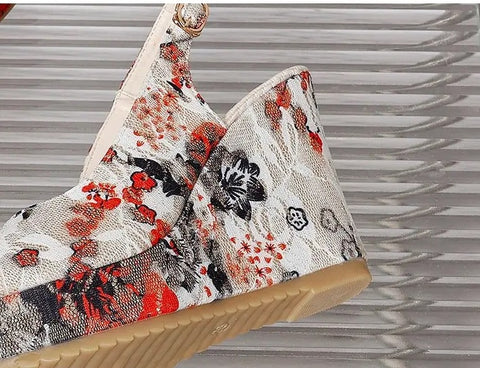 Summer Open Toe High Heel Clogs Wedge Platform Sandal CODE: KAR3083