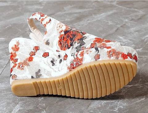 Summer Open Toe High Heel Clogs Wedge Platform Sandal CODE: KAR3083