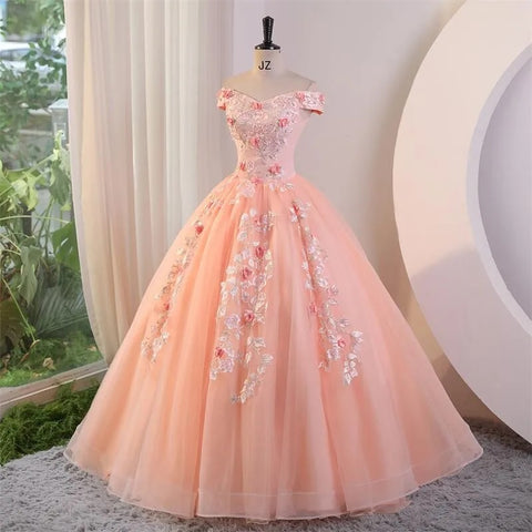 New Elegant Luxury Lace Ball Gown Prom Dress CODE: KAR3084